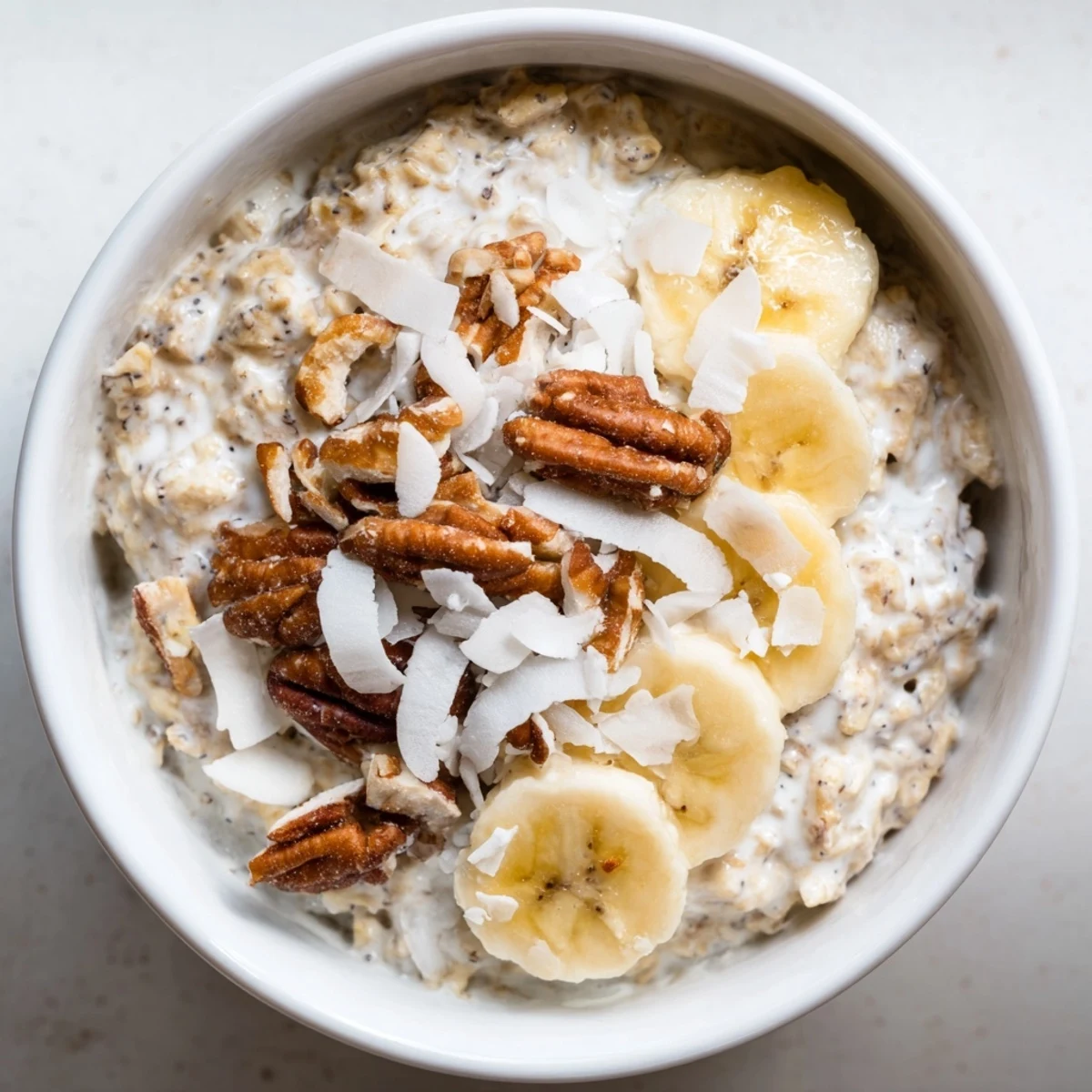 Coconut Cream Pie Overnight Oats