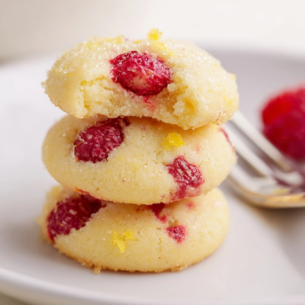 Lemon Raspberry Cookies