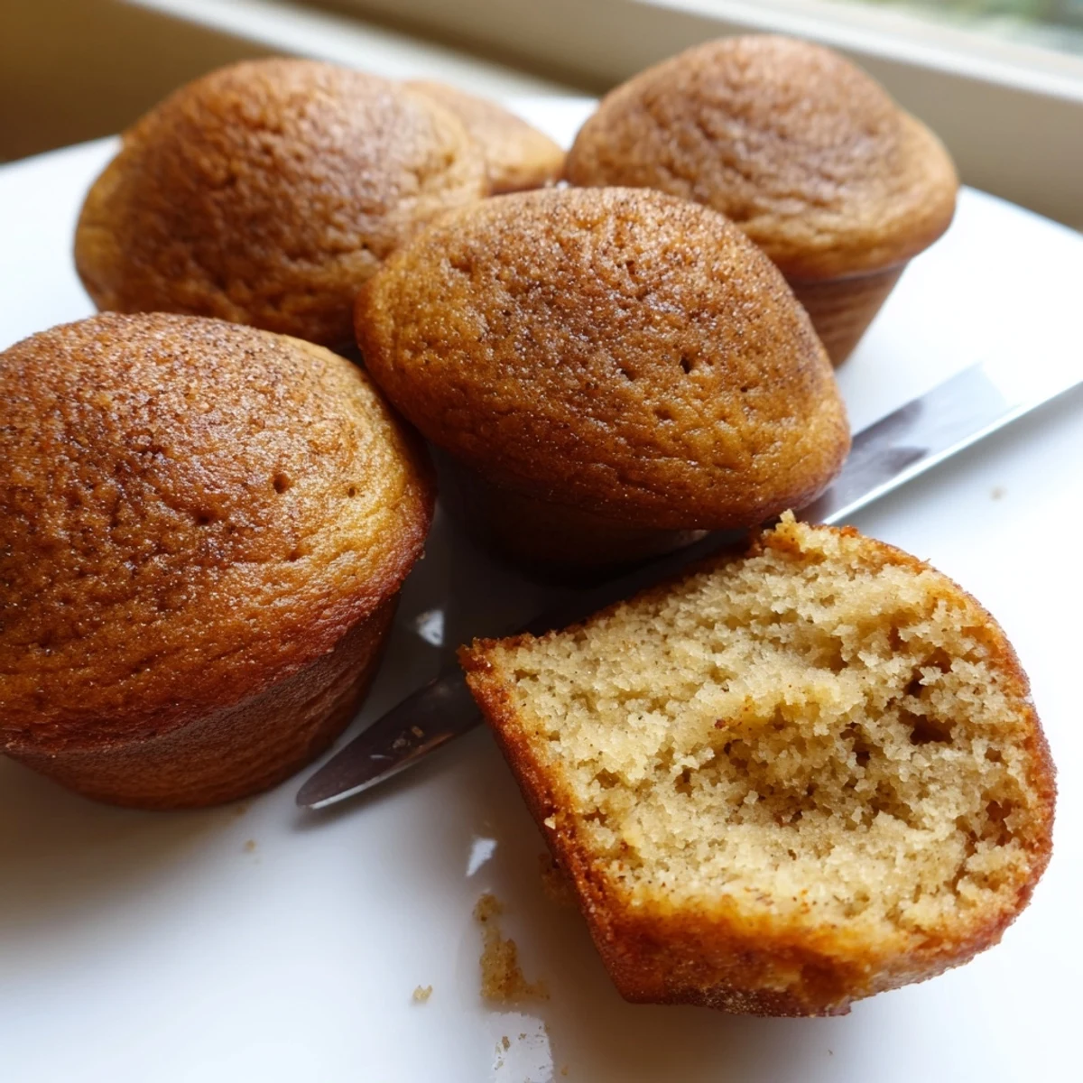 Soft Moist Banana Muffins