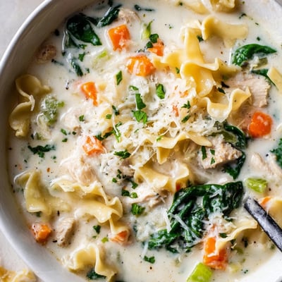 Italian White Lasagna Soup