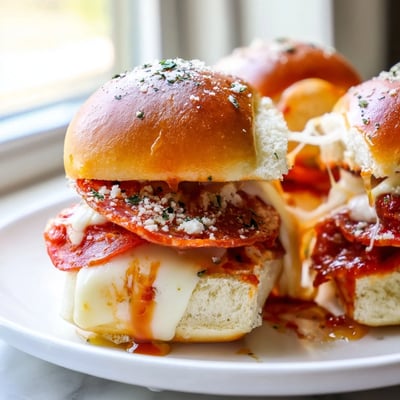 Hot Honey Pepperoni Sliders